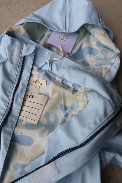 Baby Blue rain jacket Size 1